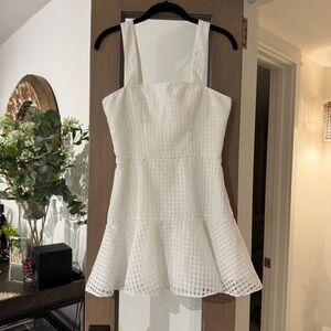 Amanda Uprichard Textured White Dress